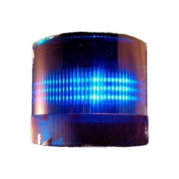 Springer Controls Co Springer Controls / Texelco LA-264F 70mm Stack Light, Flashing, 120V AC/DC LED - Blue 26-4F - main